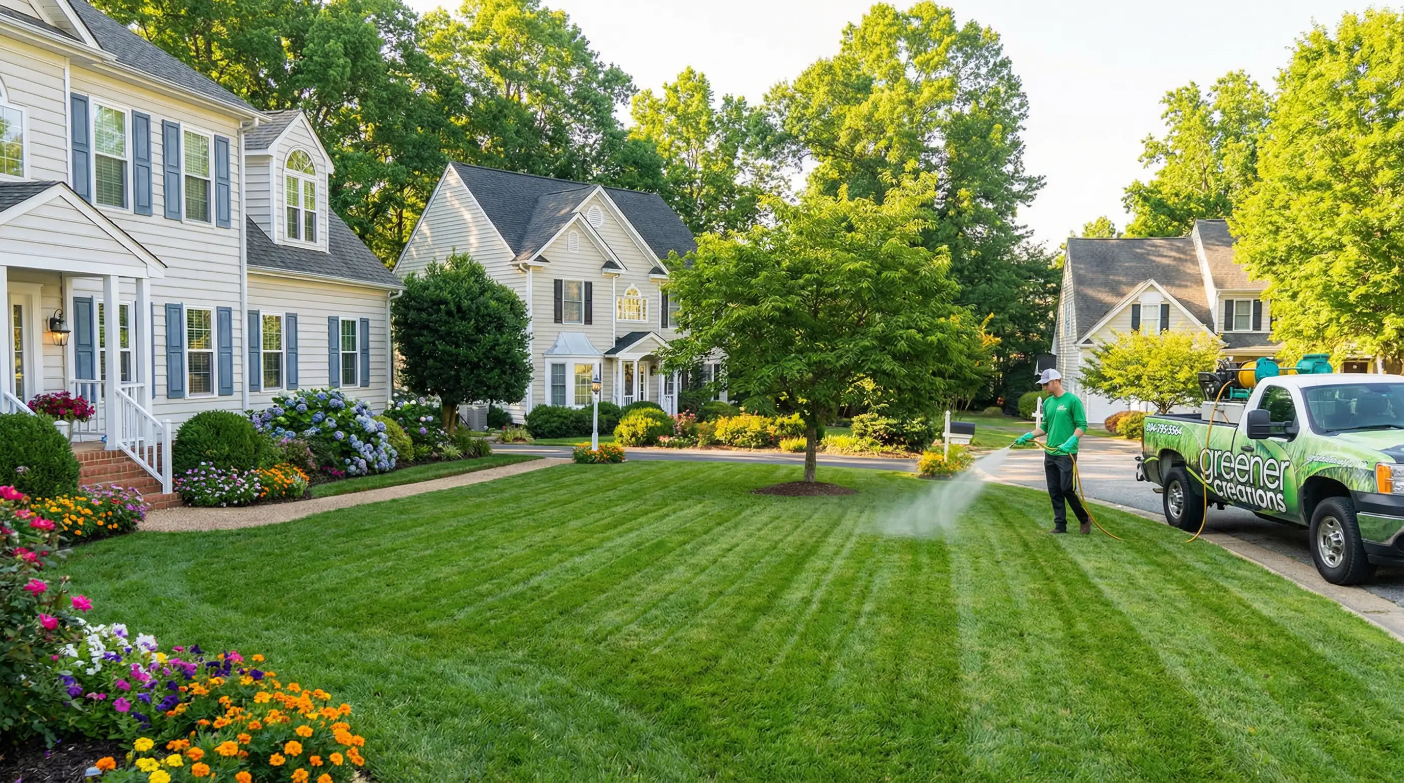 Lawn care in Richmond VA - Greener Creations professional lawn care